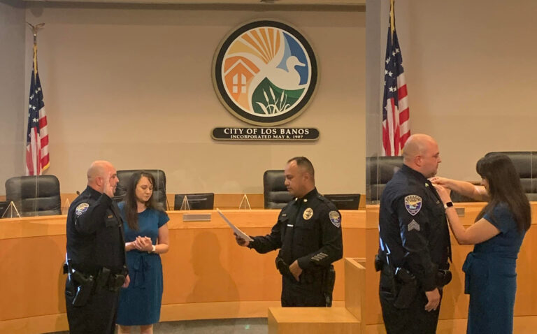 8th Los Banos Police Sergeant sworn in Tuesday - Los Banos Enterprise